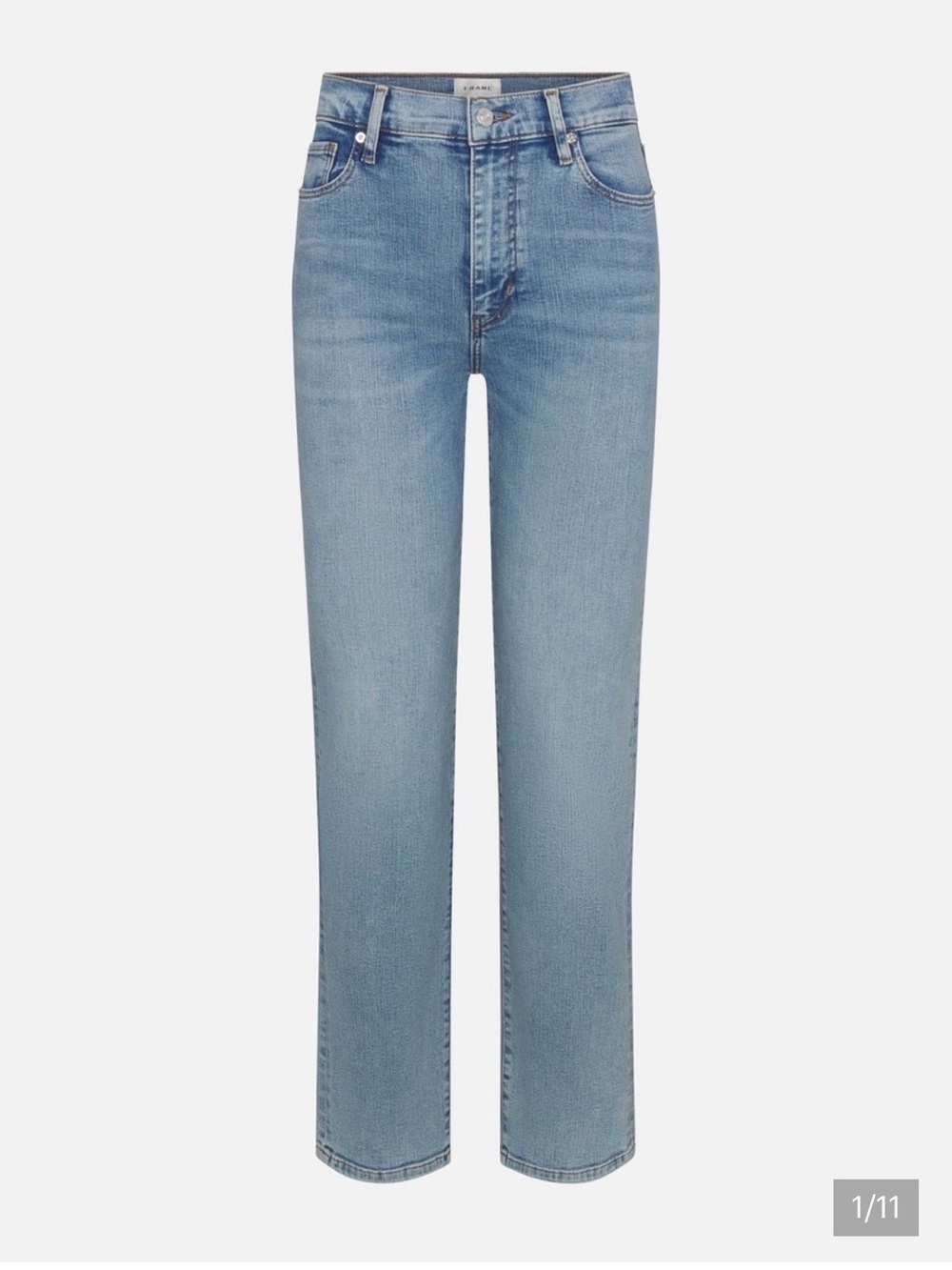 Frame Le Sleek Women’s High-Rise Straight Leg Jeans Sz 31 28” inseam
